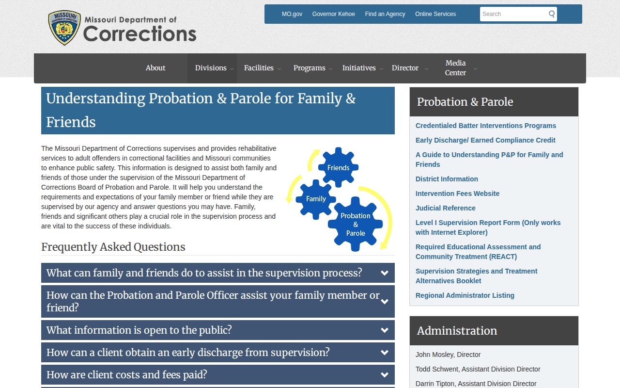 Barton County post-release supervision public status information